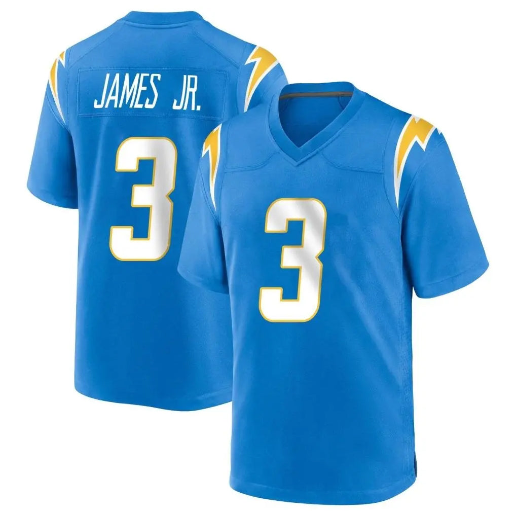 Parkc LA.Chargers #3 Derwin James Jr. Player Blue Home Game Stitched Jerseys
