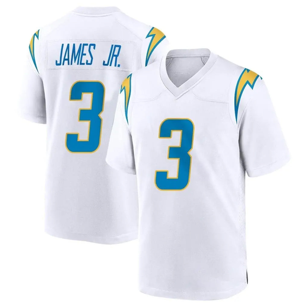 Parkc LA.Chargers #3 Derwin James Jr. Player White Home Game Stitched Jerseys