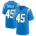 Parkc LA.Chargers #45 Tuli Tuipulotu Player Blue Home Game Stitched Jerseys