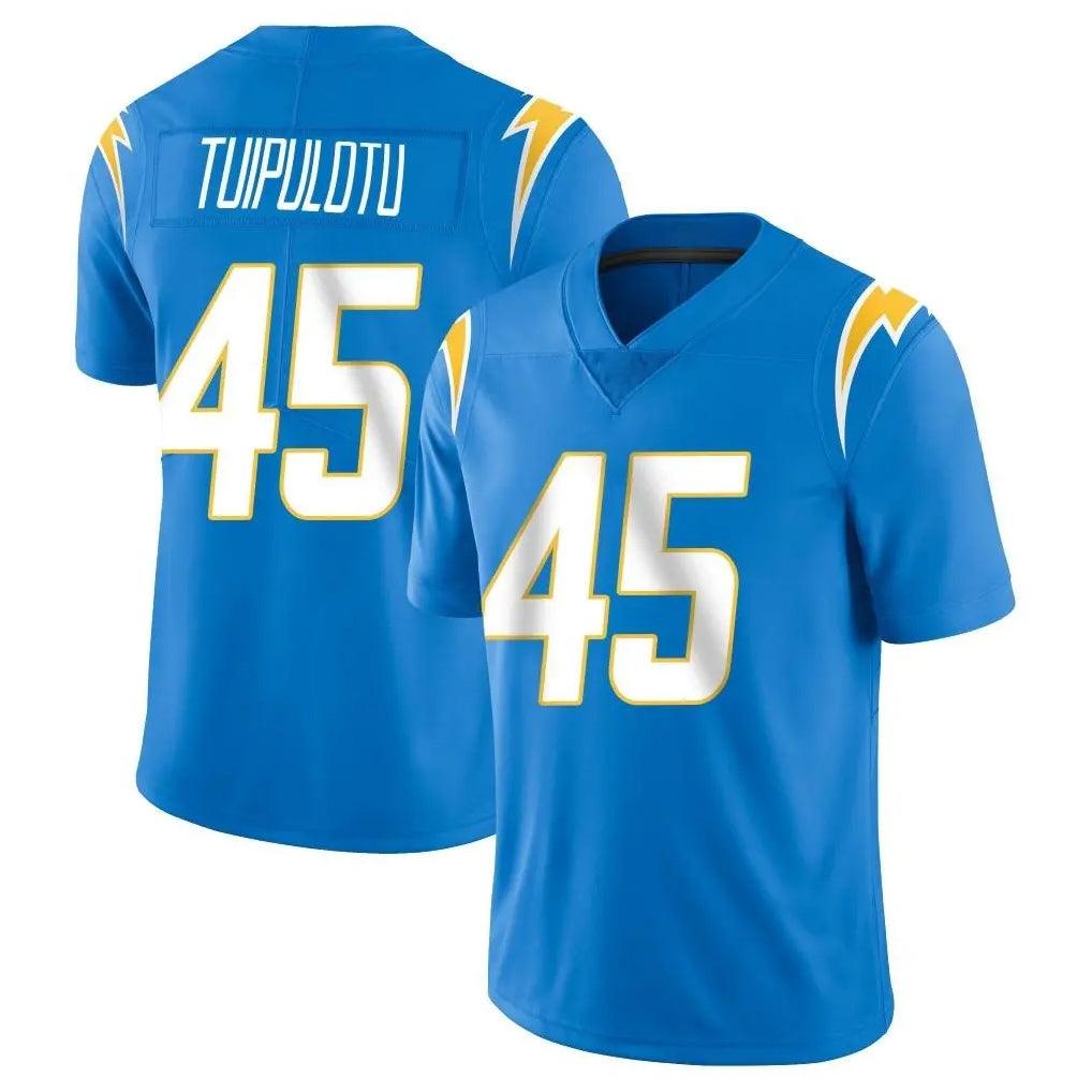 Parkc LA.Chargers #45 Tuli Tuipulotu Player Blue Limited Vapor Untouchable Home Game Stitched Jerseys