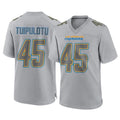 Parkc LA.Chargers #45 Tuli Tuipulotu Player Gray Atmosphere Fashion Home Game Stitched Jerseys