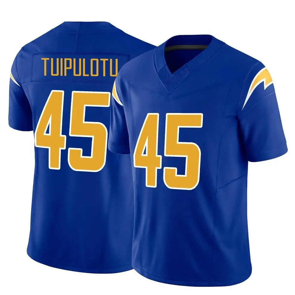 Parkc LA.Chargers #45 Tuli Tuipulotu Player Royal Limited Vapor F.U.S.E. Home Game Stitched Jerseys