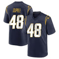 Parkc LA.Chargers #48 Bud Dupree Player Navy Home Game Stitched Jerseys