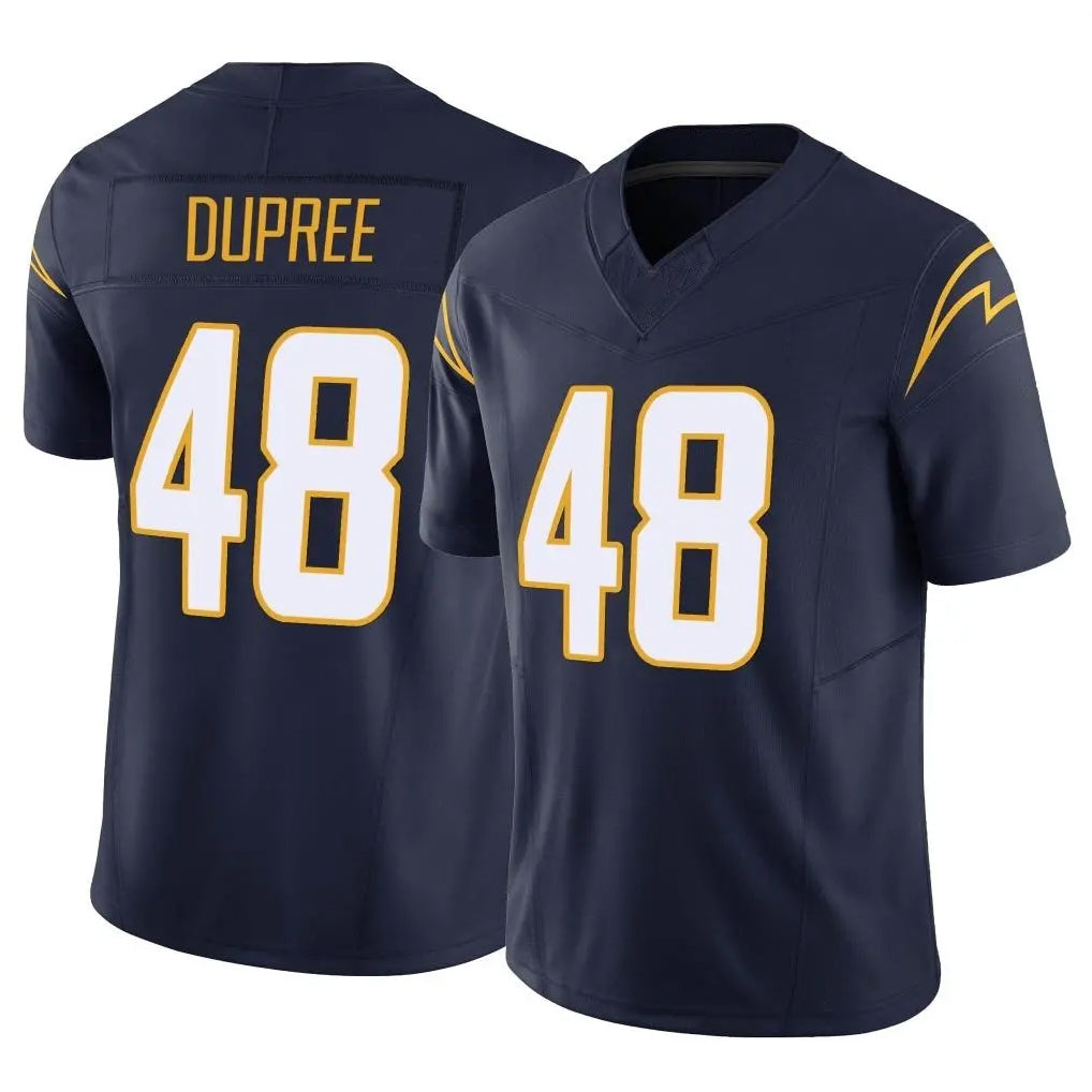 Parkc LA.Chargers #48 Bud Dupree Player Navy Limited Vapor F.U.S.E. Home Game Stitched Jerseys