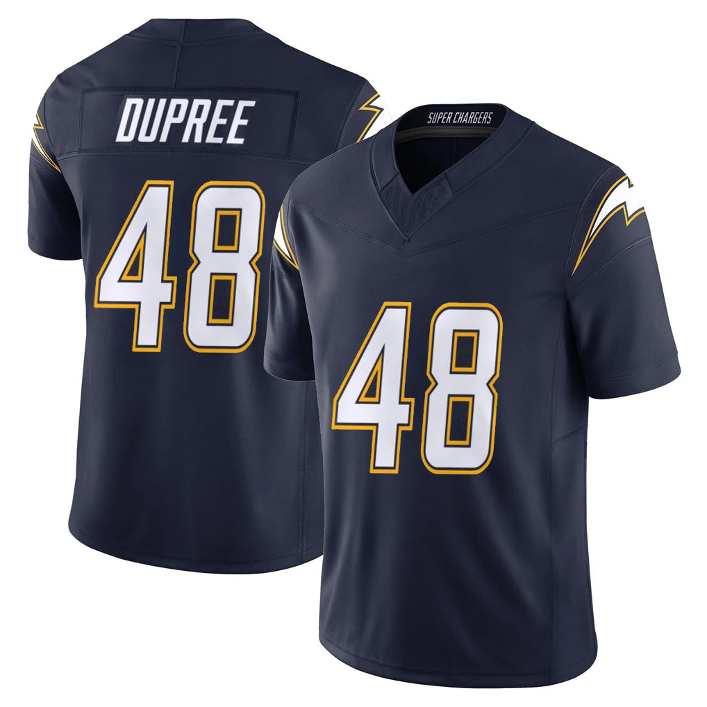 Parkc LA.Chargers #48 Bud Dupree Player Navy Vapor F.U.S.E. Limited Home Game Stitched Jerseys