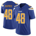 Parkc LA.Chargers #48 Bud Dupree Player Royal Limited Color Rush Vapor Untouchable Home Game Stitched Jerseys