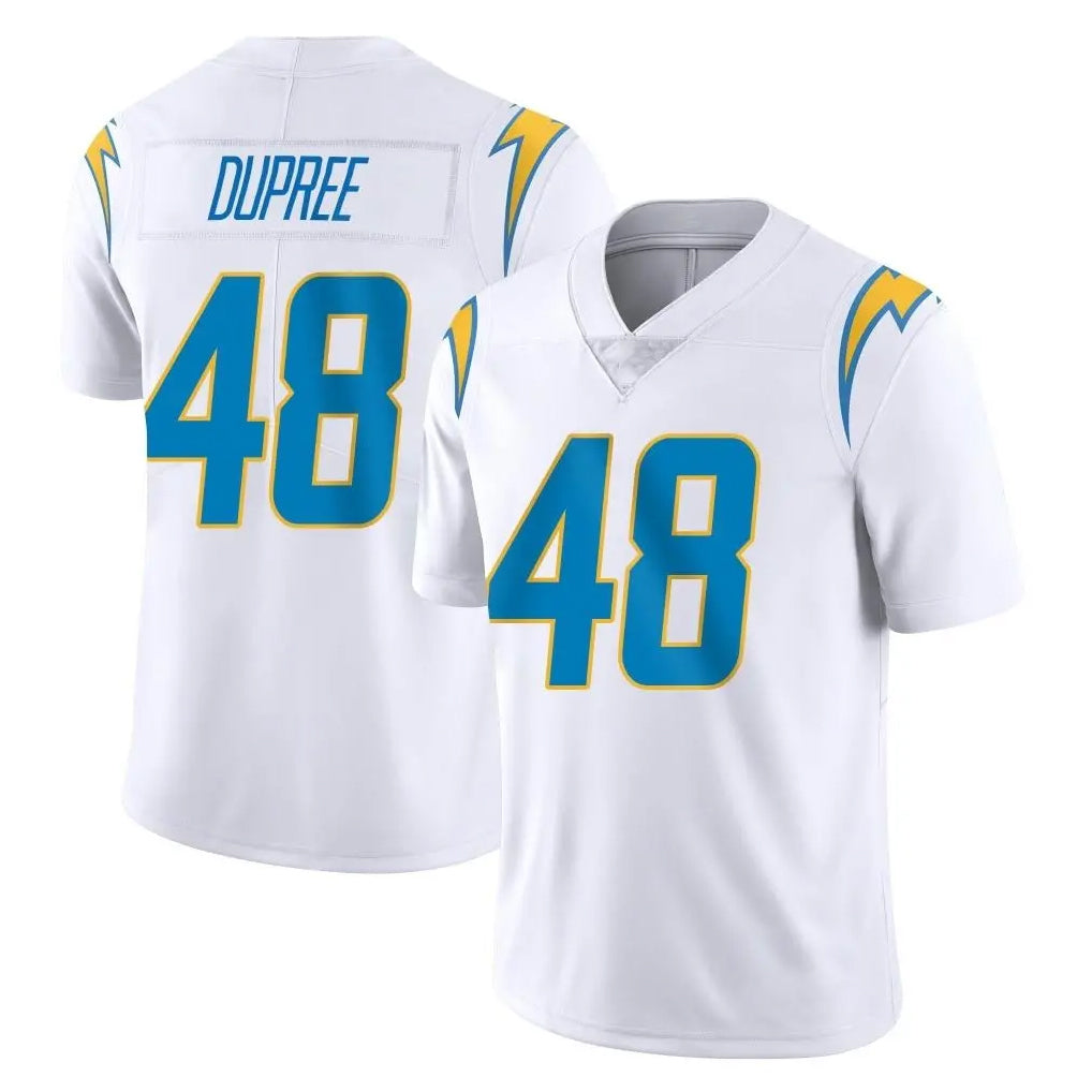 Parkc LA.Chargers #48 Bud Dupree Player White Limited Vapor Untouchable Home Game Stitched Jerseys