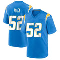 Parkc LA.Chargers #52 Khalil Mack Player Blue Home Game Stitched Jerseys
