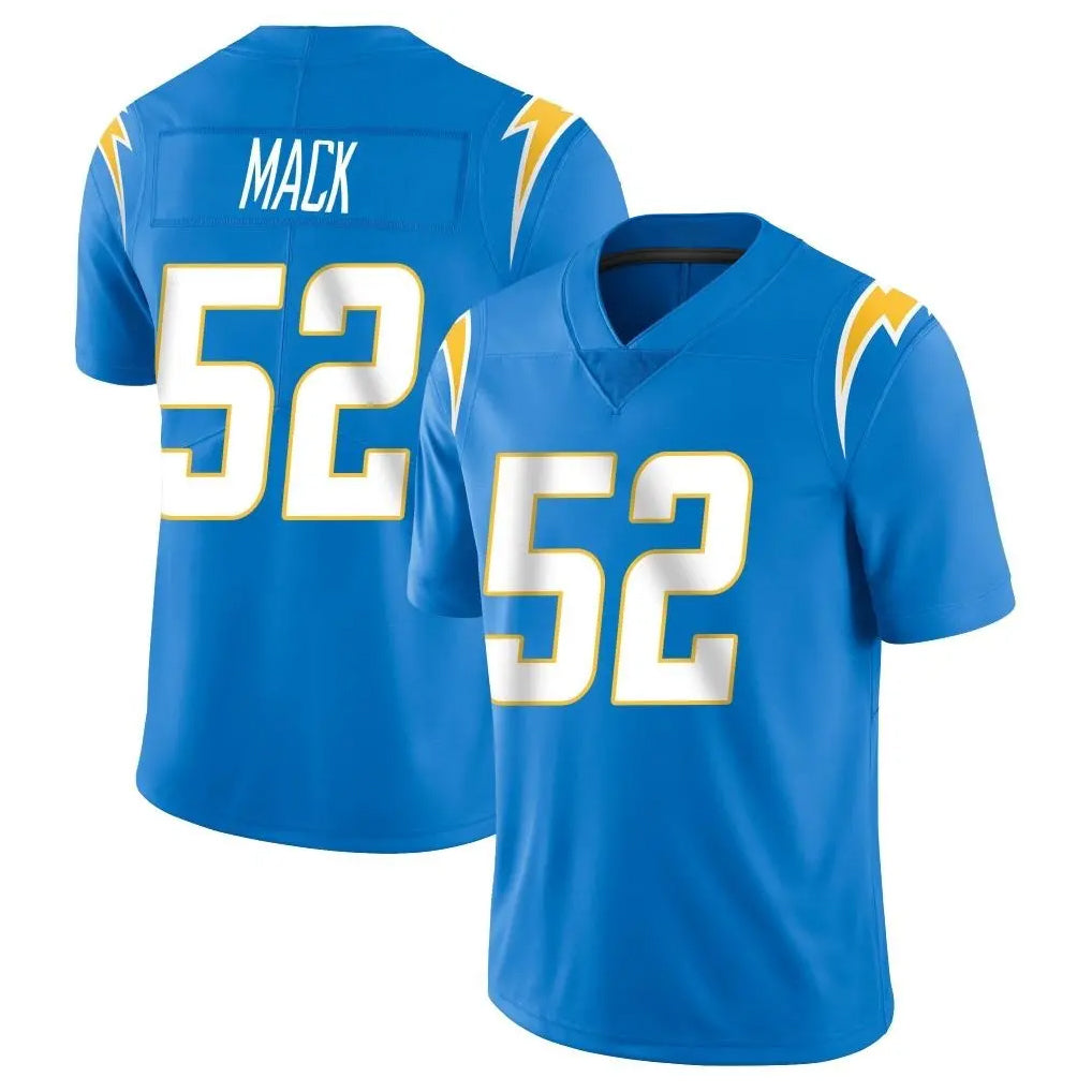 Parkc LA.Chargers #52 Khalil Mack Player Blue Limited Vapor Untouchable Home Game Stitched Jerseys