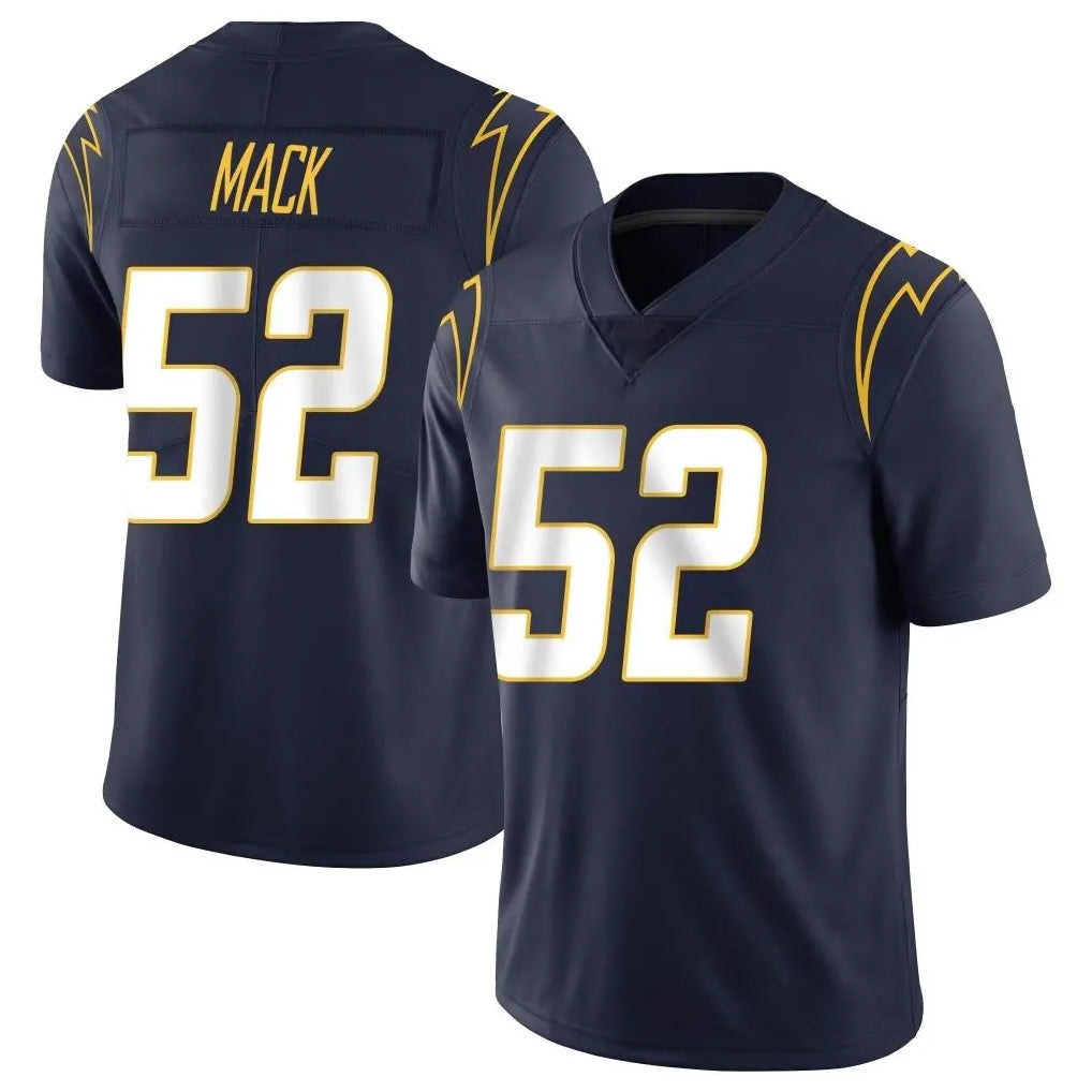 Parkc LA.Chargers #52 Khalil Mack Player Navy Limited Vapor Untouchable Home Game Stitched Jerseys
