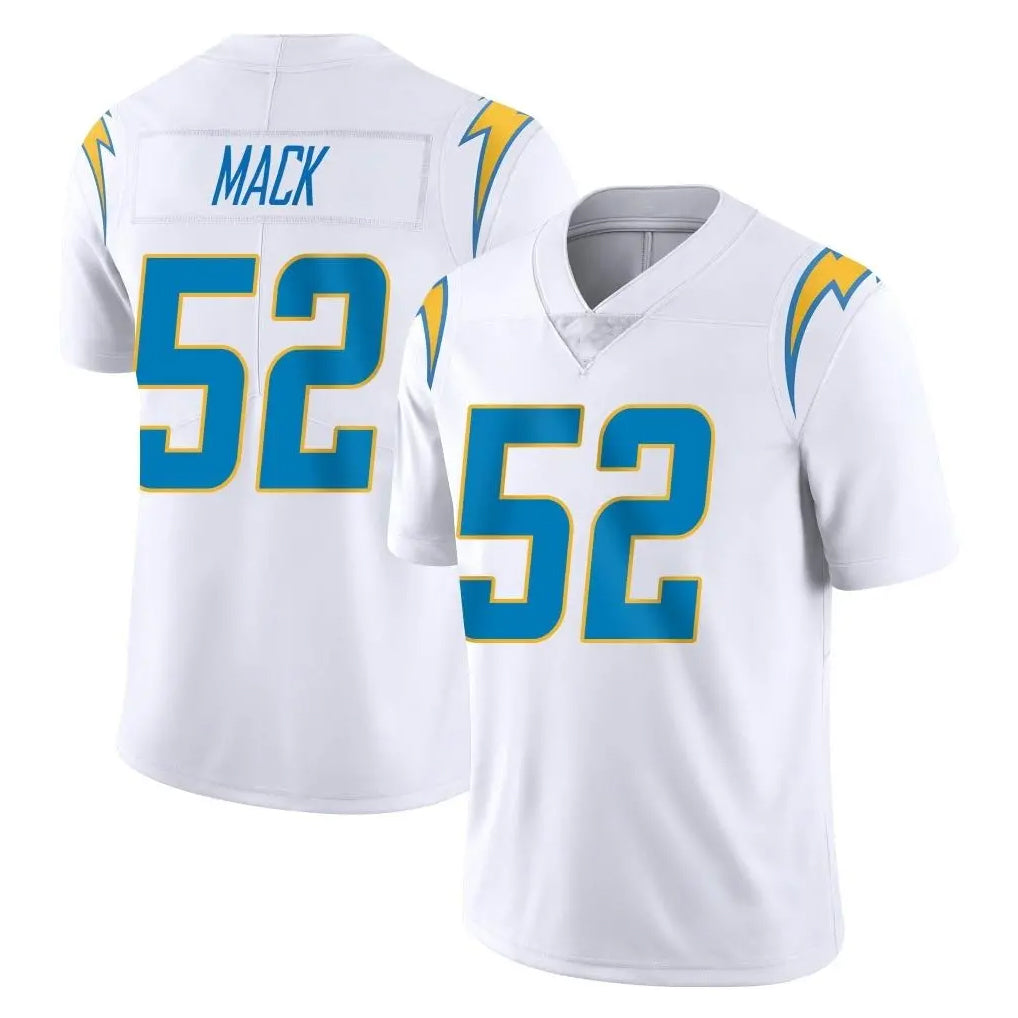 Parkc LA.Chargers #52 Khalil Mack Player White Limited Vapor Untouchable Home Game Stitched Jerseys