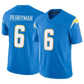 Parkc LA.Chargers #6 Denzel Perryman Player Blue Limited Vapor F.U.S.E. Home Game Stitched Jerseys