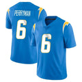 Parkc LA.Chargers #6 Denzel Perryman Player Blue Limited Vapor Untouchable Home Game Stitched Jerseys