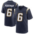 Parkc LA.Chargers #6 Denzel Perryman Player Navy Alternate Home Game Stitched Jerseys