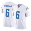 Parkc LA.Chargers #6 Denzel Perryman Player White Limited Vapor F.U.S.E. Home Game Stitched Jerseys