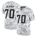 Parkc LA.Chargers #70 Rashawn Slater Player Arctic Camo Salute To Service Limited Game Stitched Jerseys