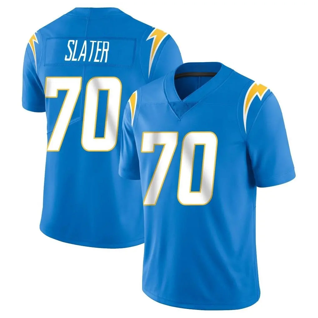 Parkc LA.Chargers #70 Rashawn Slater Player Blue Limited Vapor Untouchable Home Game Stitched Jerseys