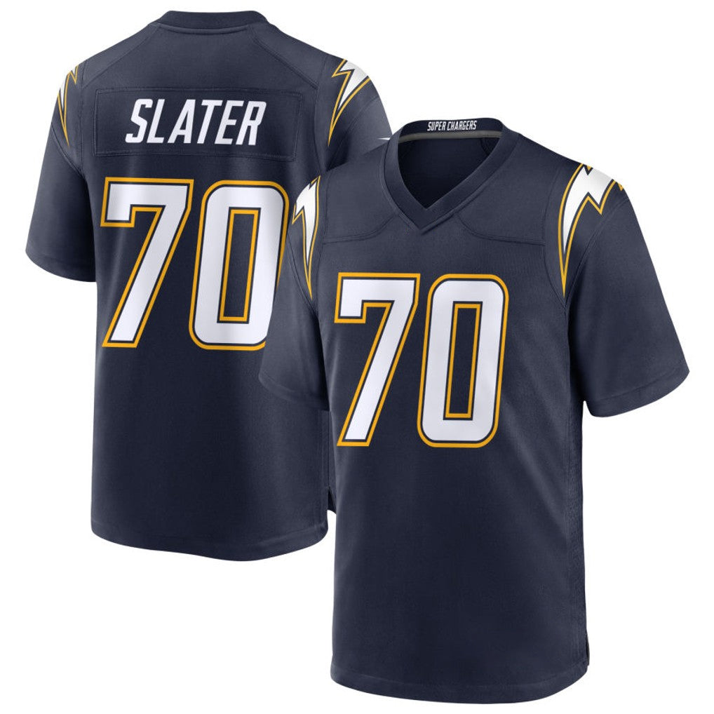 Parkc LA.Chargers #70 Rashawn Slater Player Navy Alternate Home Game Stitched Jerseys