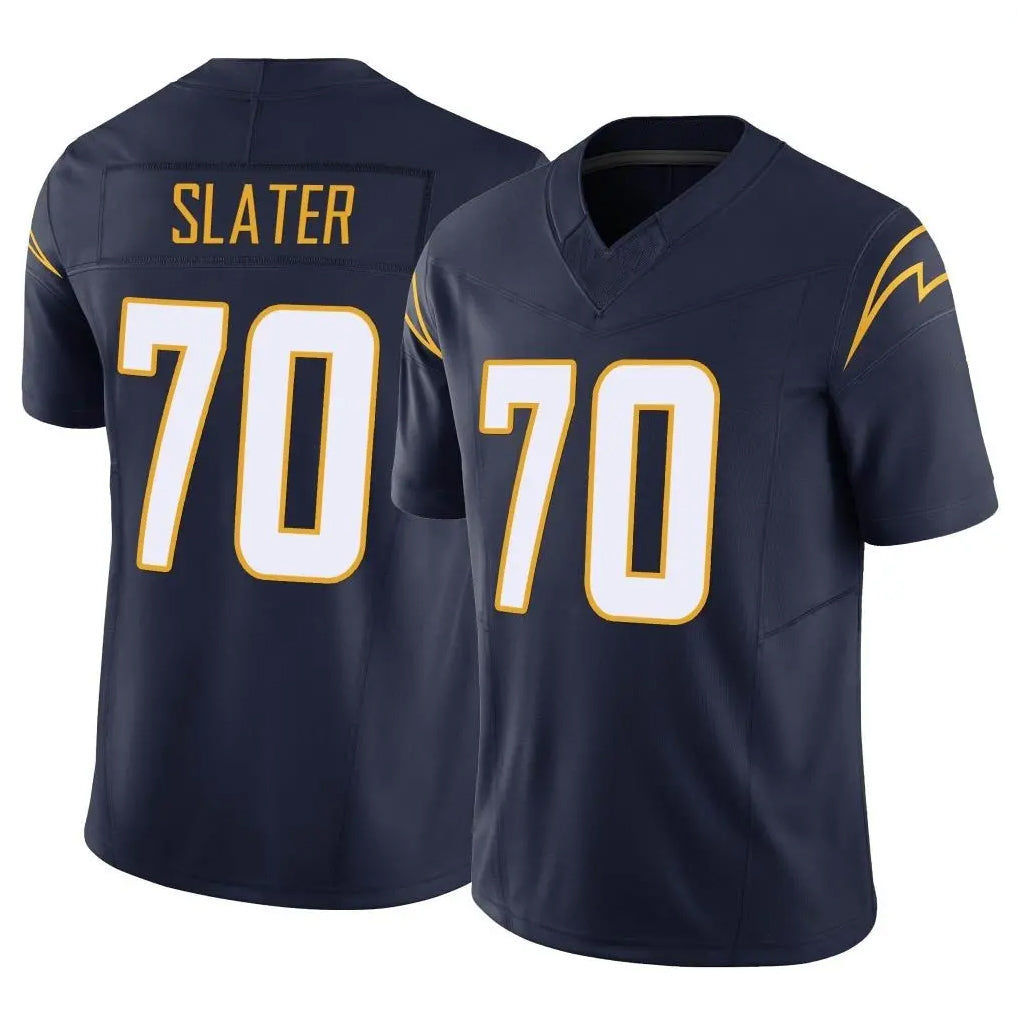 Parkc LA.Chargers #70 Rashawn Slater Player Navy Limited Vapor F.U.S.E. Home Game Stitched Jerseys
