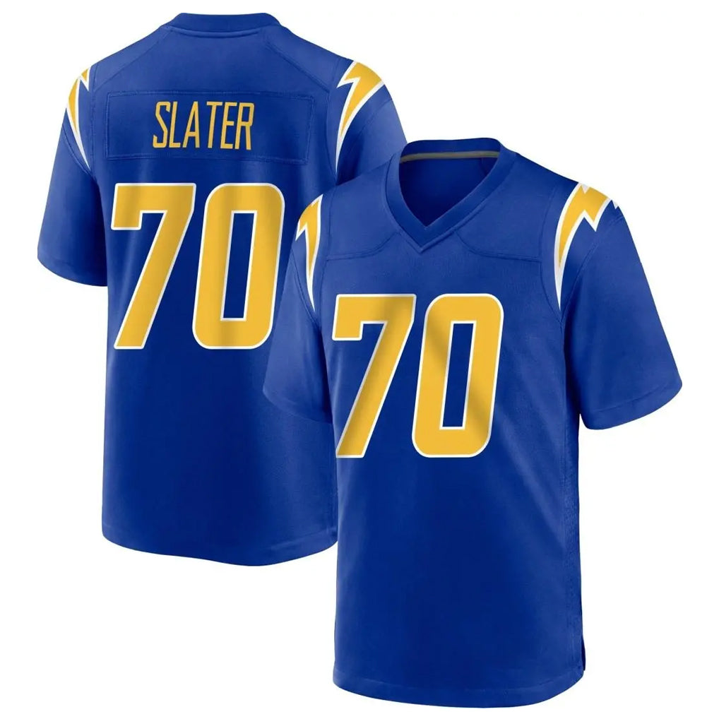 Parkc LA.Chargers #70 Rashawn Slater Player Royal Home Game Stitched Jerseys