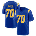 Parkc LA.Chargers #70 Rashawn Slater Player Royal Home Game Stitched Jerseys