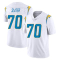 Parkc LA.Chargers #70 Rashawn Slater Player White Limited Vapor Untouchable Home Game Stitched Jerseys