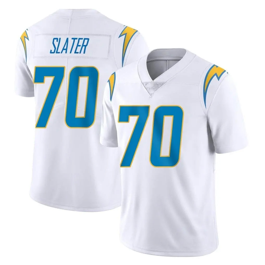 Parkc LA.Chargers #70 Rashawn Slater Player White Limited Vapor Untouchable Home Game Stitched Jerseys