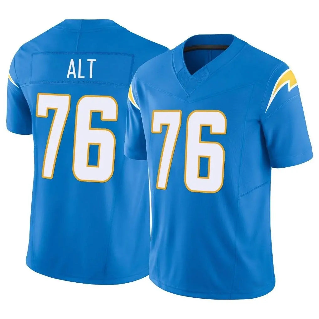 Parkc LA.Chargers #76 Joe Alt Player Blue Limited Vapor F.U.S.E. Home Game Stitched Jerseys