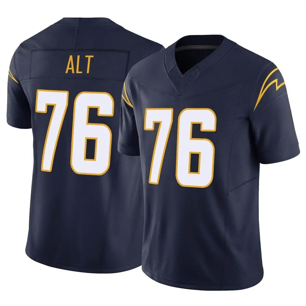 Parkc LA.Chargers #76 Joe Alt Player Navy Limited Vapor F.U.S.E. Home Game Stitched Jerseys
