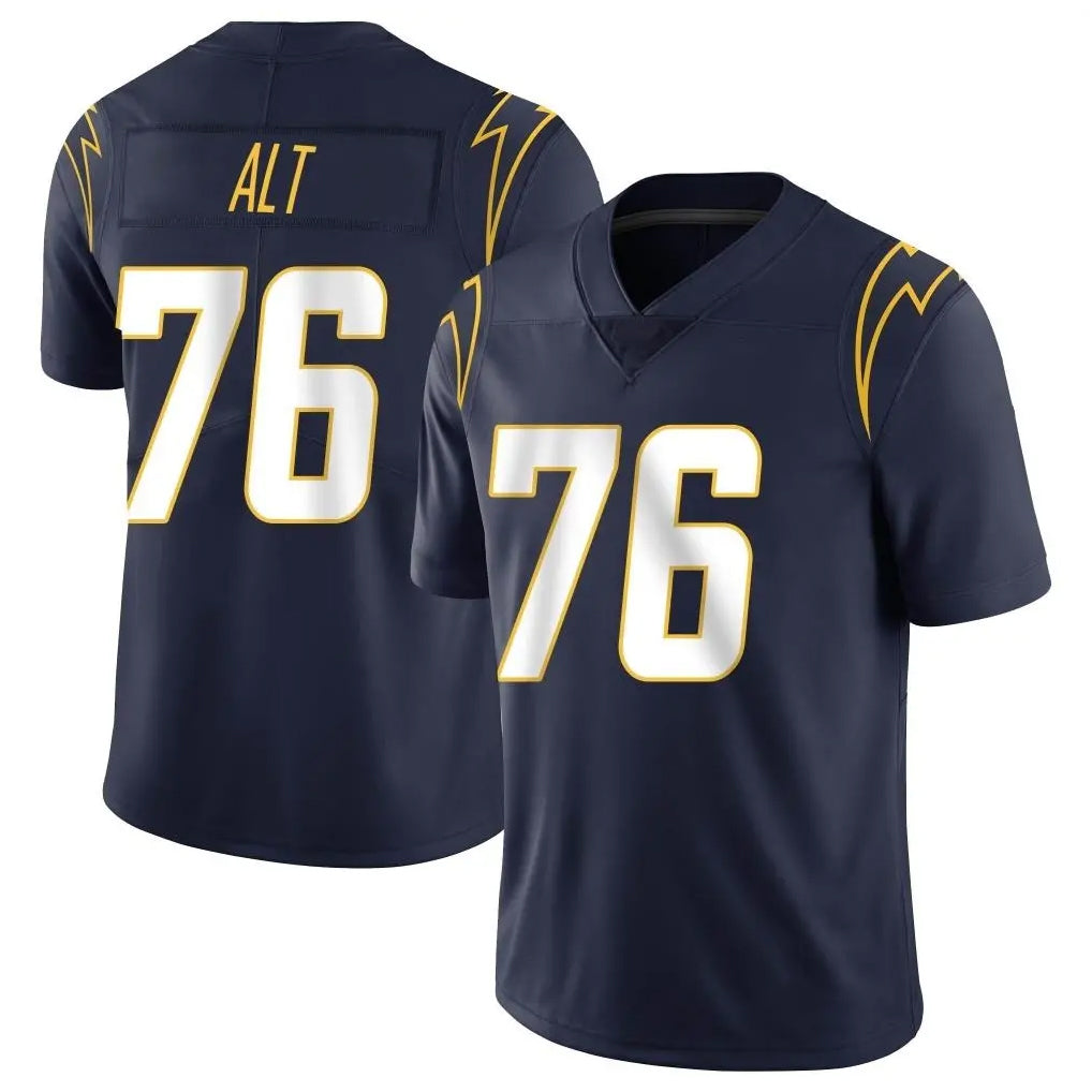 Parkc LA.Chargers #76 Joe Alt Player Navy Limited Vapor Untouchable Home Game Stitched Jerseys