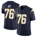 Parkc LA.Chargers #76 Joe Alt Player Navy Vapor F.U.S.E. Limited Home Game Stitched Jerseys