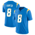 Parkc LA.Chargers #8 Omarion Hampton Player Blue Limited Vapor Untouchable Home Game Stitched Jerseys