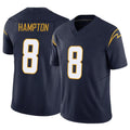 Parkc LA.Chargers #8 Omarion Hampton Player Navy Limited Vapor F.U.S.E. Home Game Stitched Jerseys