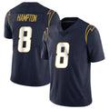 Parkc LA.Chargers #8 Omarion Hampton Player Navy Limited Vapor Untouchable Home Game Stitched Jerseys