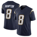 Parkc LA.Chargers #8 Omarion Hampton Player Navy Vapor F.U.S.E. Limited Home Game Stitched Jerseys