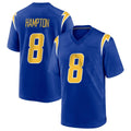 Parkc LA.Chargers #8 Omarion Hampton Player Royal Home Game Stitched Jerseys