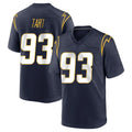 Parkc LA.Chargers #93 Teair Tart Player Navy Home Game Stitched Jerseys