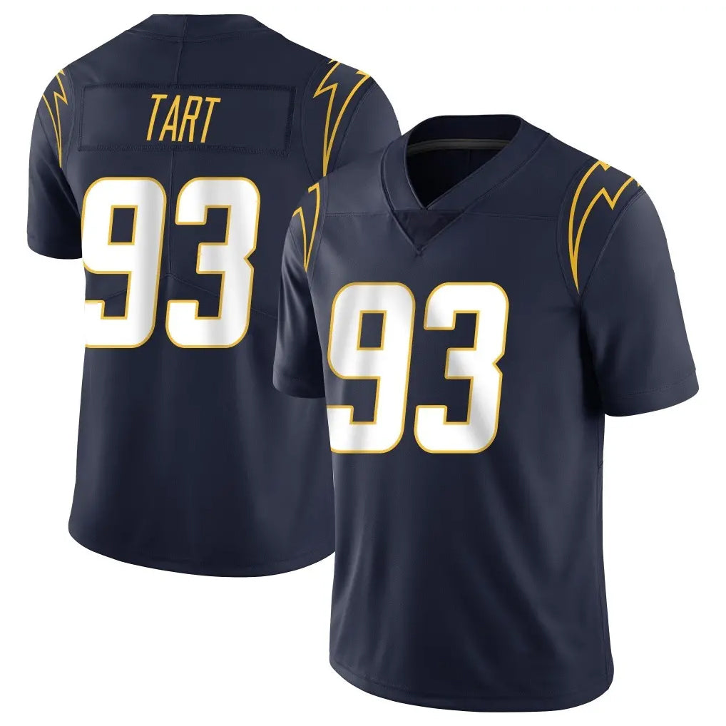 Parkc LA.Chargers #93 Teair Tart Player Navy Limited Vapor Untouchable Home Game Stitched Jerseys