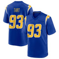 Parkc LA.Chargers #93 Teair Tart Player Royal Home Game Stitched Jerseys