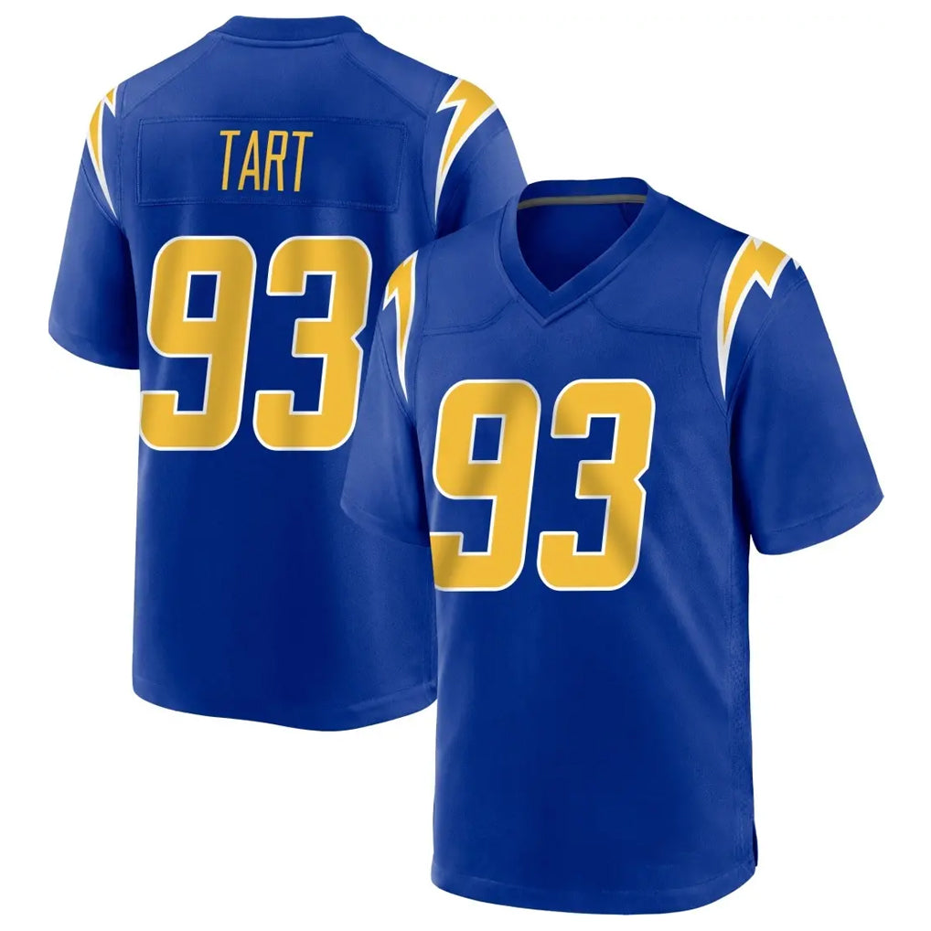 Parkc LA.Chargers #93 Teair Tart Player Royal Home Game Stitched Jerseys