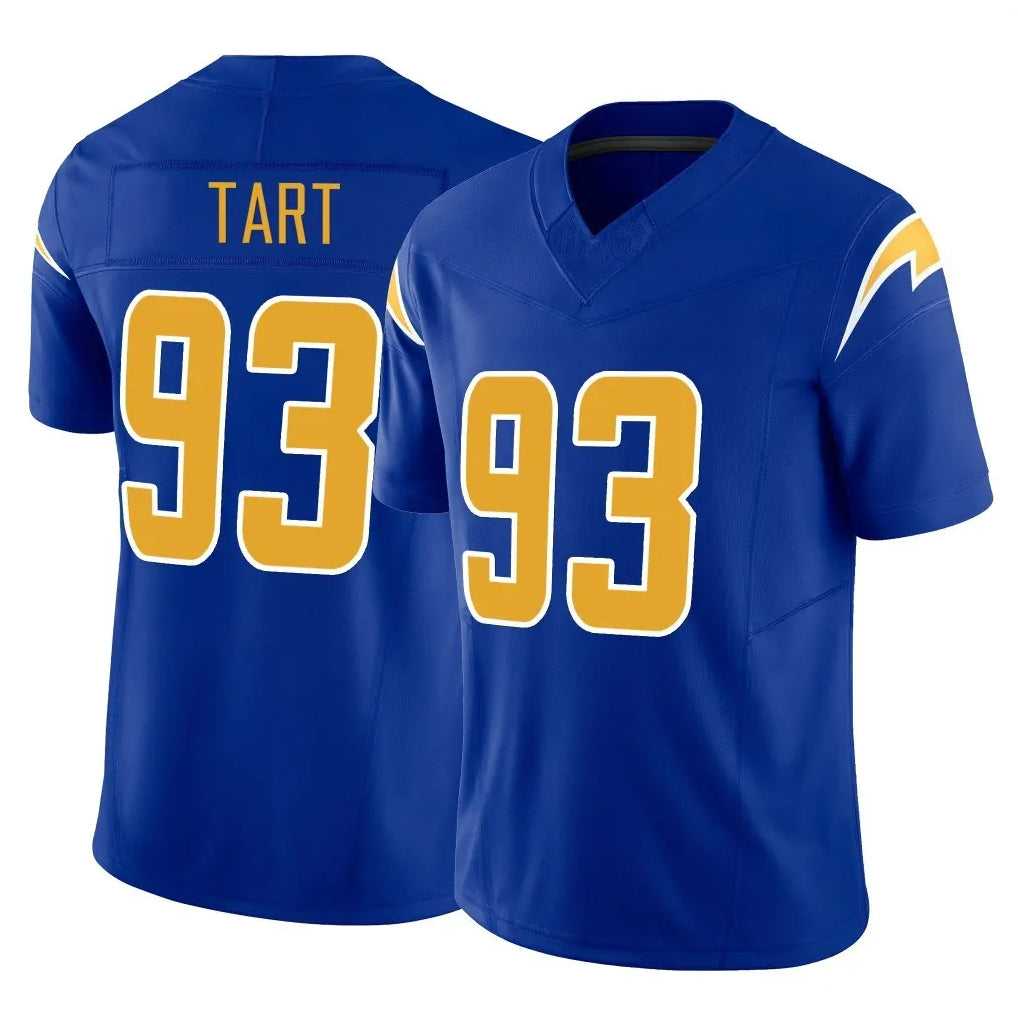 Parkc LA.Chargers #93 Teair Tart Player Royal Limited Vapor F.U.S.E. Home Game Stitched Jerseys