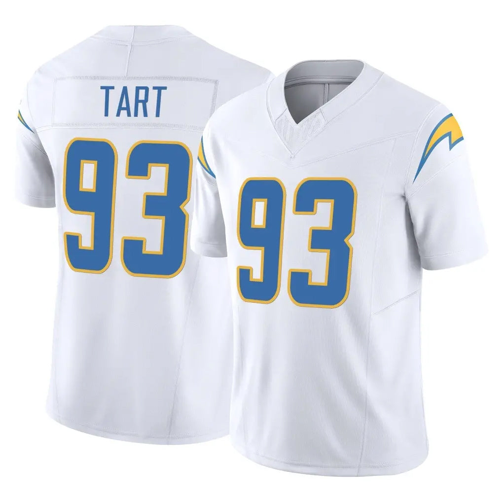 Parkc LA.Chargers #93 Teair Tart Player White Limited Vapor F.U.S.E. Home Game Stitched Jerseys