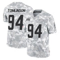 Parkc LA.Chargers #94 Dalvin Tomlinson Player Arctic Camo Salute To Service Limited Game Stitched Jerseys