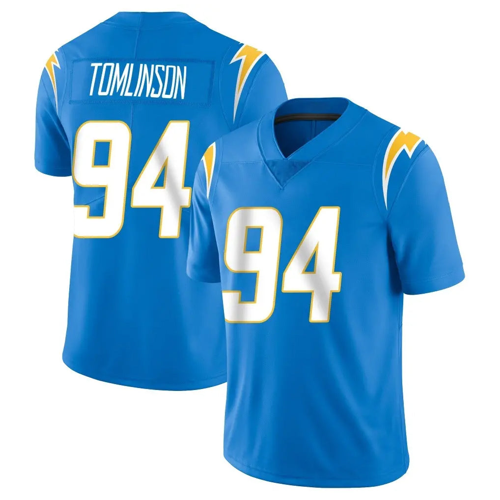 Parkc LA.Chargers #94 Dalvin Tomlinson Player Blue Limited Vapor Untouchable Home Game Stitched Jerseys