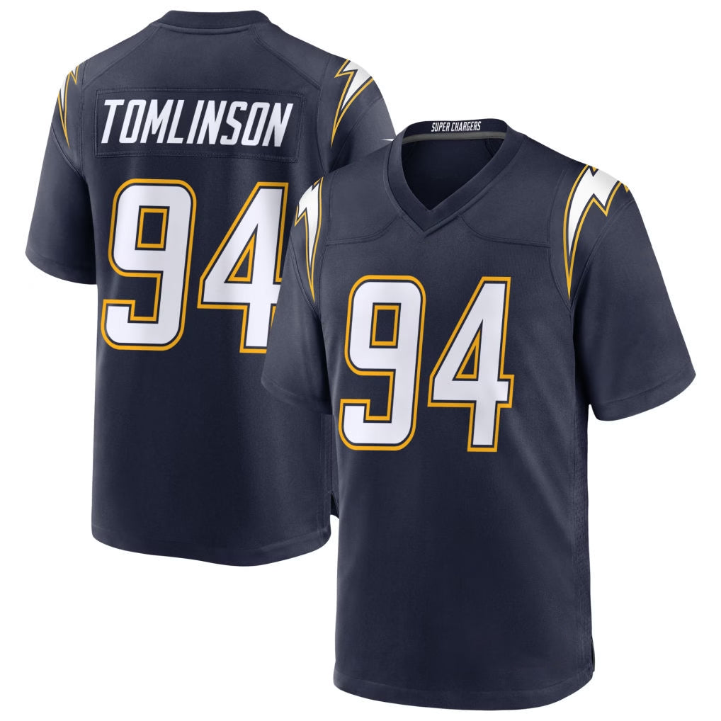 Parkc LA.Chargers #94 Dalvin Tomlinson Player Navy Alternate Home Game Stitched Jerseys