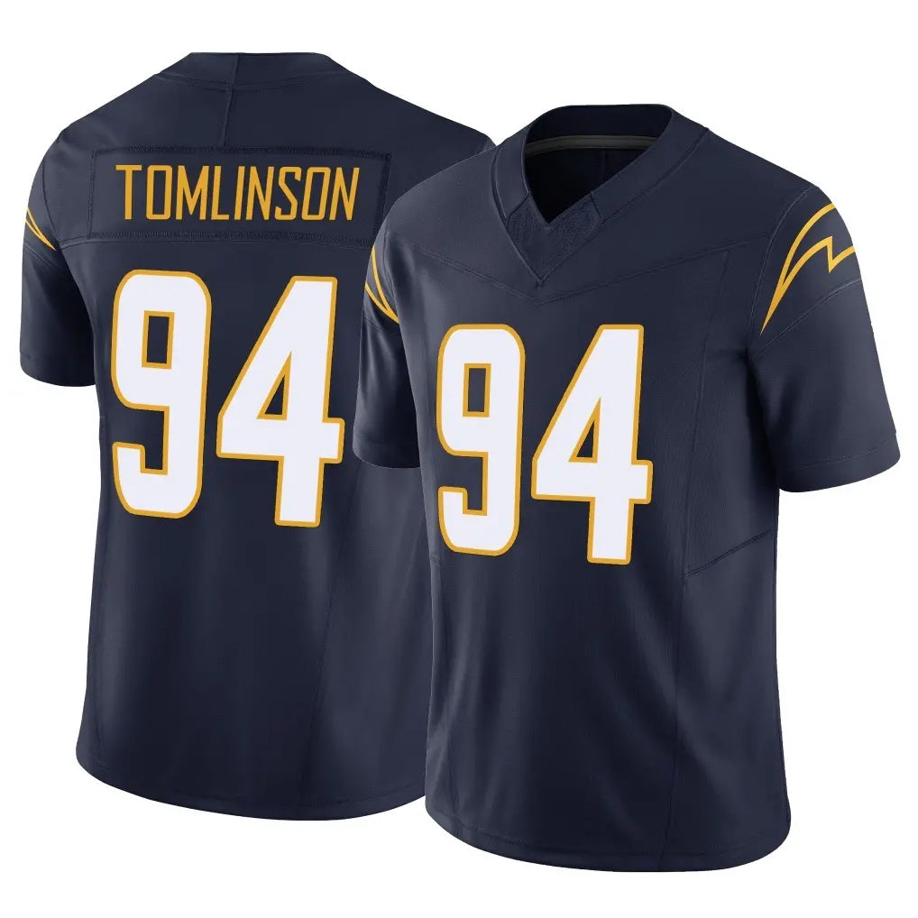 Parkc LA.Chargers #94 Dalvin Tomlinson Player Navy Limited Vapor F.U.S.E. Home Game Stitched Jerseys