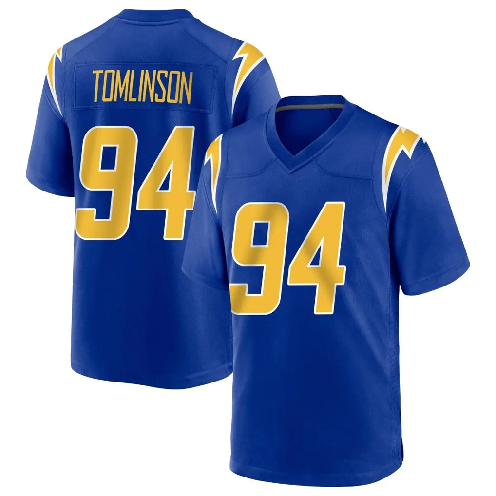 Parkc LA.Chargers #94 Dalvin Tomlinson Player Royal Home Game Stitched Jerseys