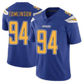 Parkc LA.Chargers #94 Dalvin Tomlinson Player Royal Limited Color Rush Vapor Untouchable Home Game Stitched Jerseys