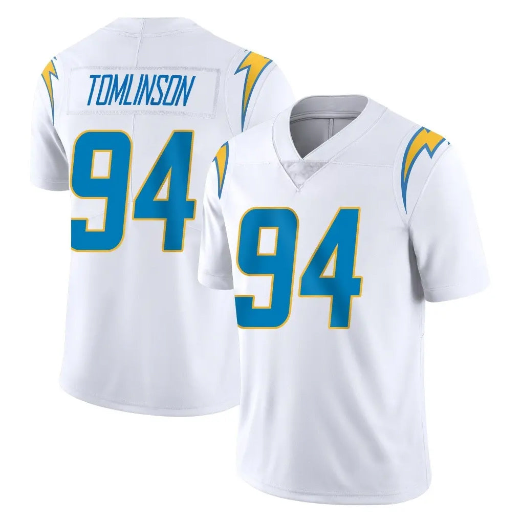 Parkc LA.Chargers #94 Dalvin Tomlinson Player White Limited Vapor Untouchable Home Game Stitched Jerseys