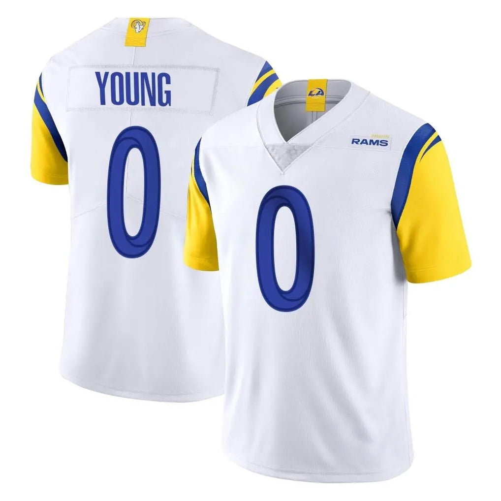 Parkc LA.Rams #0 Byron Young Player White Limited Vapor Untouchable Home Game Stitched Jerseys
